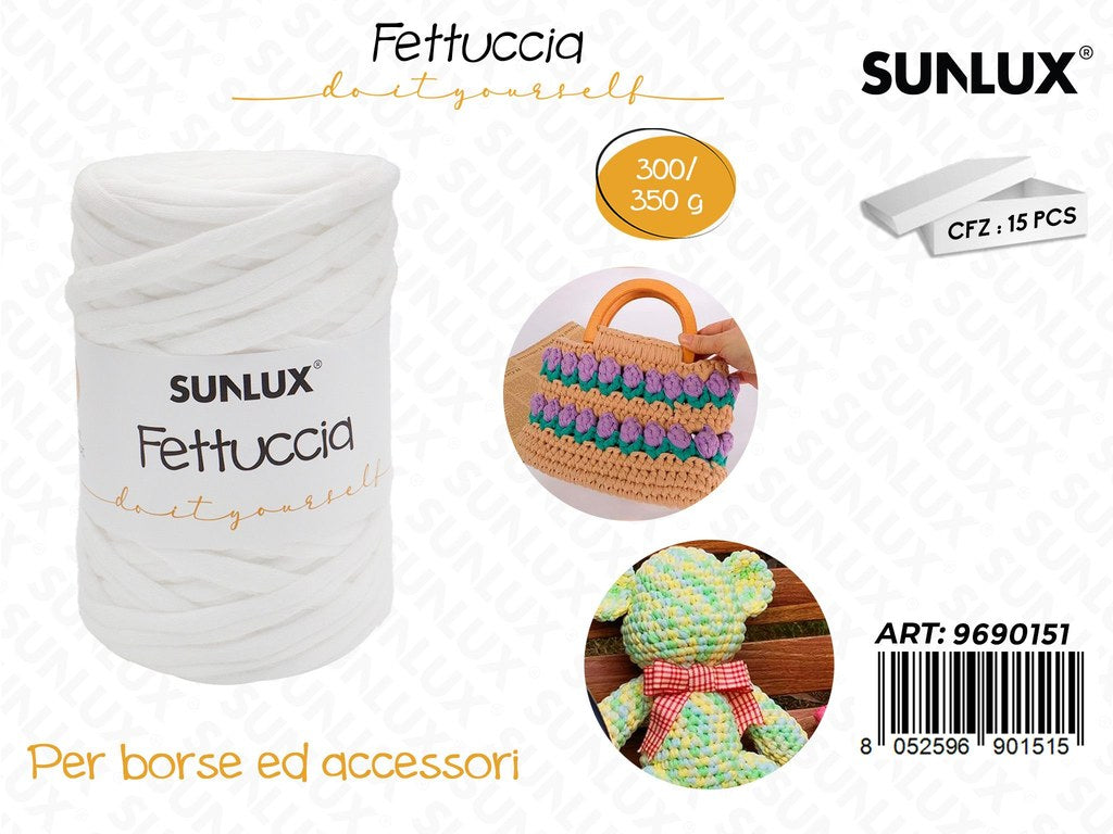Sunlux Fettuccia Filato Bianco 300-350GR