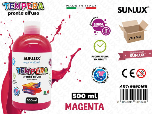 Tempera Pronta Magenta 500ML
