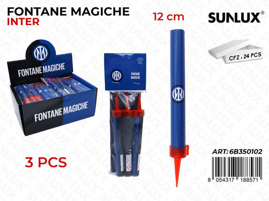 FONTANE MAGICHE INTER 12CM 3PCS