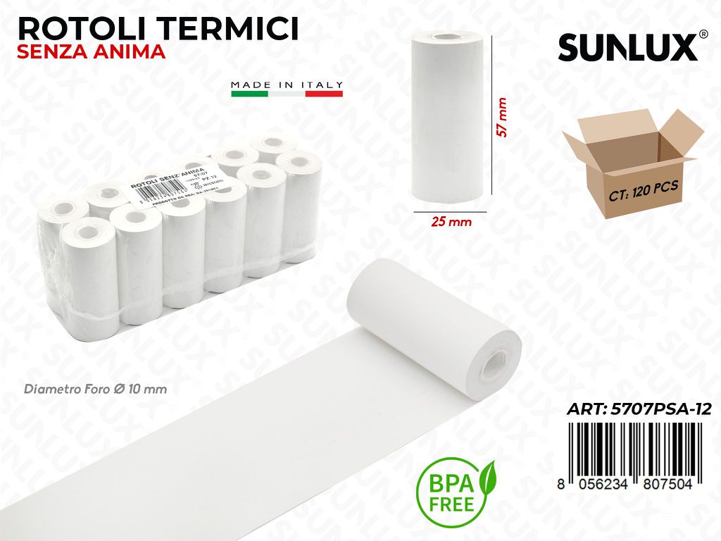 Rotoli Termici 5707 per Pos 57*25MM
