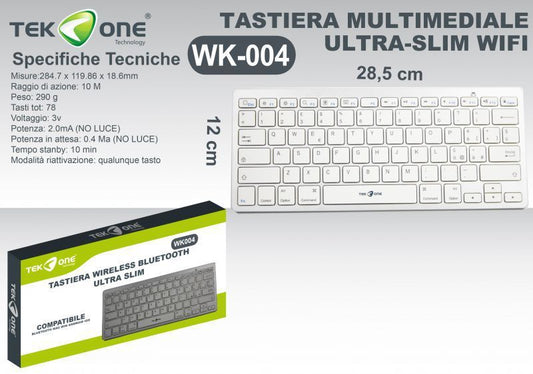 Tastiera Senza Filo 2.4 Ghz