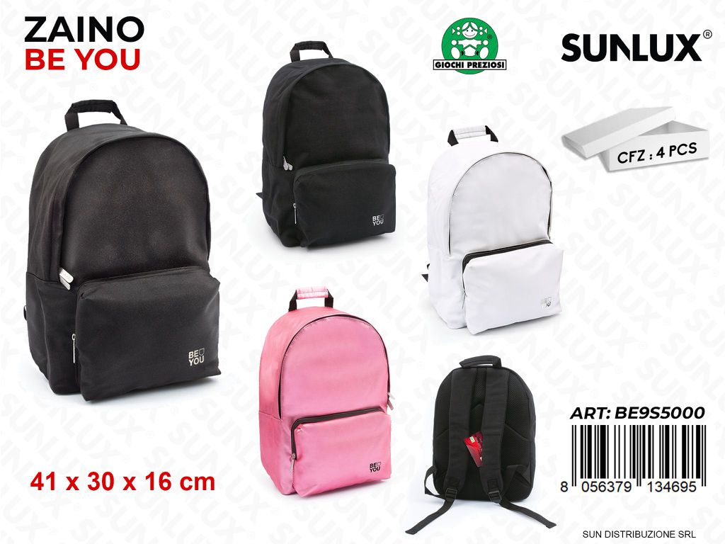 ZAINO BE YOU COL. ASS. 41*30*16CM /PZ DA 4**
