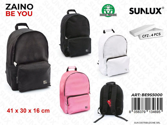 ZAINO BE YOU COL. ASS. 41*30*16CM /PZ DA 4**
