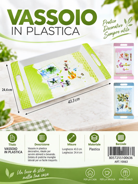 10063 Vassoio In Plastica Ct 24