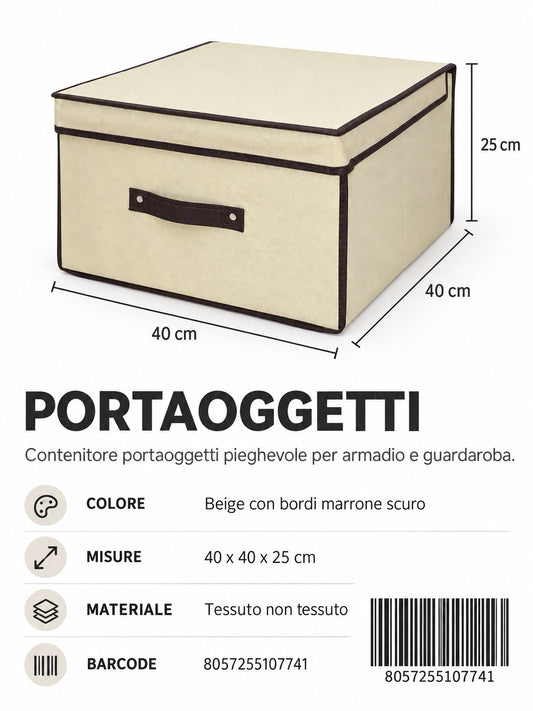 10774 C3 Baule Tnt Stile 40*40*25Cm Ct 24