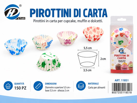 11851 Pirottini Di Carta Stp 8Cm 1/12