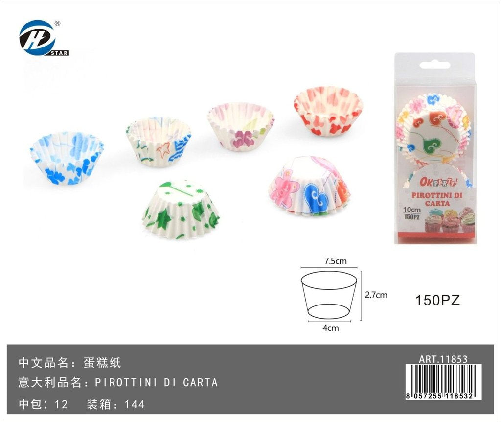 11853 Pirottini Di Carta Stp 10Cm 1/12 Ct 144