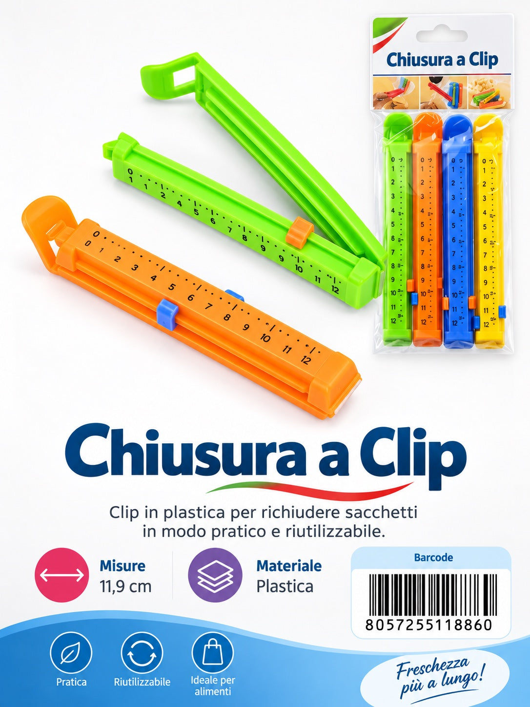 11886 Chiusura A Clip 1/12
