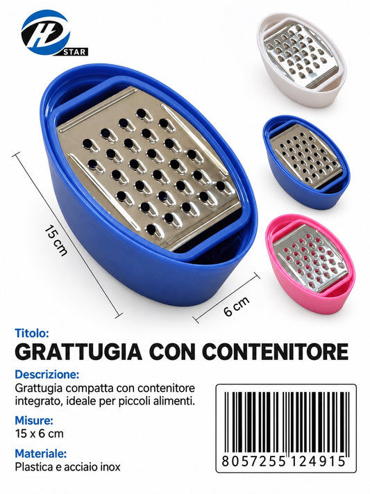 12491 Grattugia C/Contenitore 1/6 Ct 120