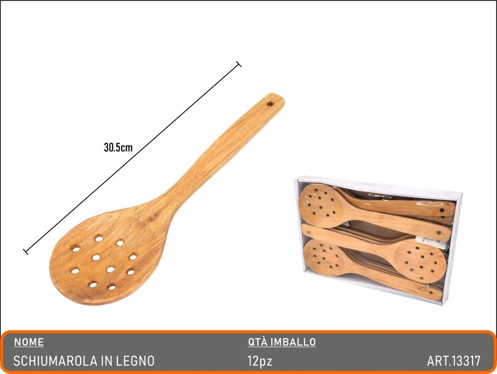 13317 Schiumarola In Legno 1/12 Ct 120