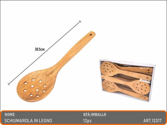 13317 Schiumarola In Legno 1/12 Ct 120