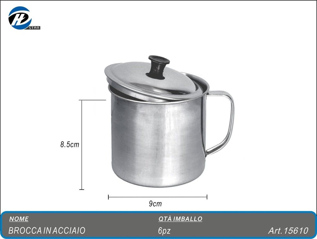 La0 Lattiera Acciaio 09"