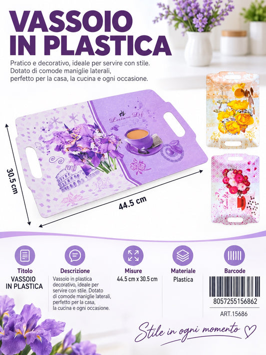 15686 Vassoio Di Plastica L Ct 24