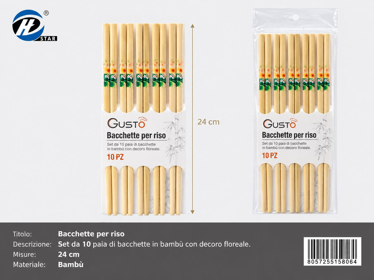 15806 Bacchette 10Pz 1/12 Ct 240