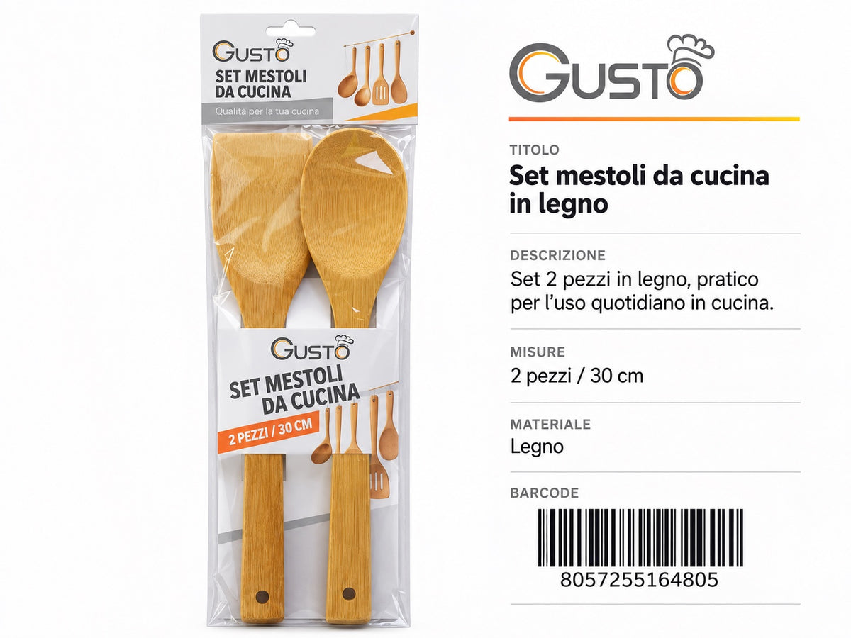 16480 Set Mestoli Da Cucina 2Pz Ct 144