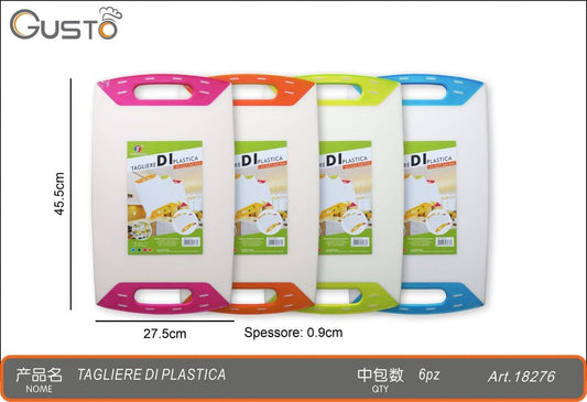 18276 Tagliere In Plastica 45.5X27.5X0.9Cm Ct 24