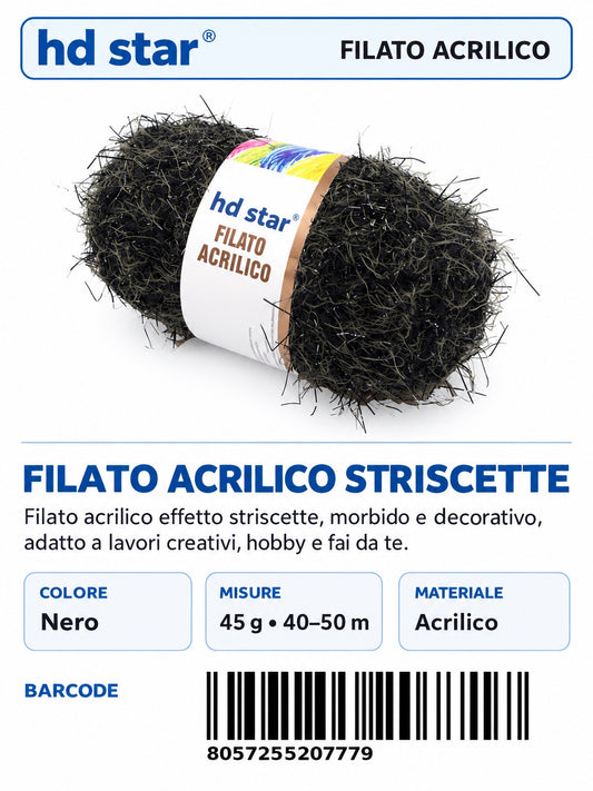 20777 Lana Acrilica Striscette 45G 1/10 Ct120 45 （626 ）