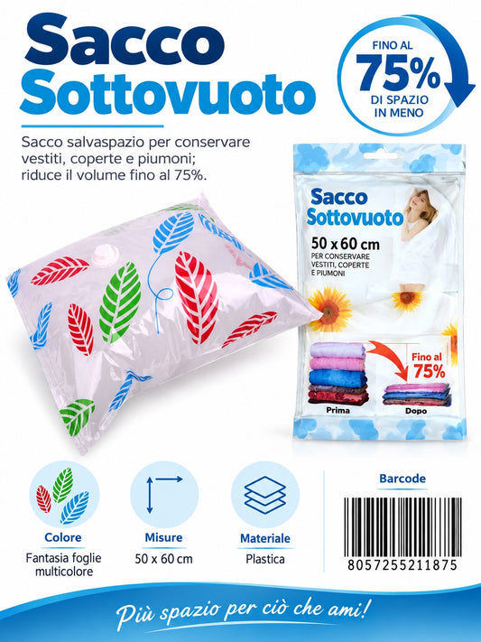 21187 Sacco Sottovuoto 50*60Cm 1/12 Ct 144