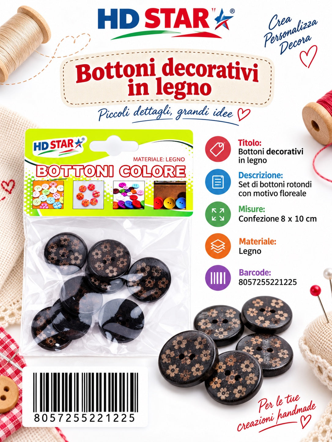 22122 Bottone Colore 1/24