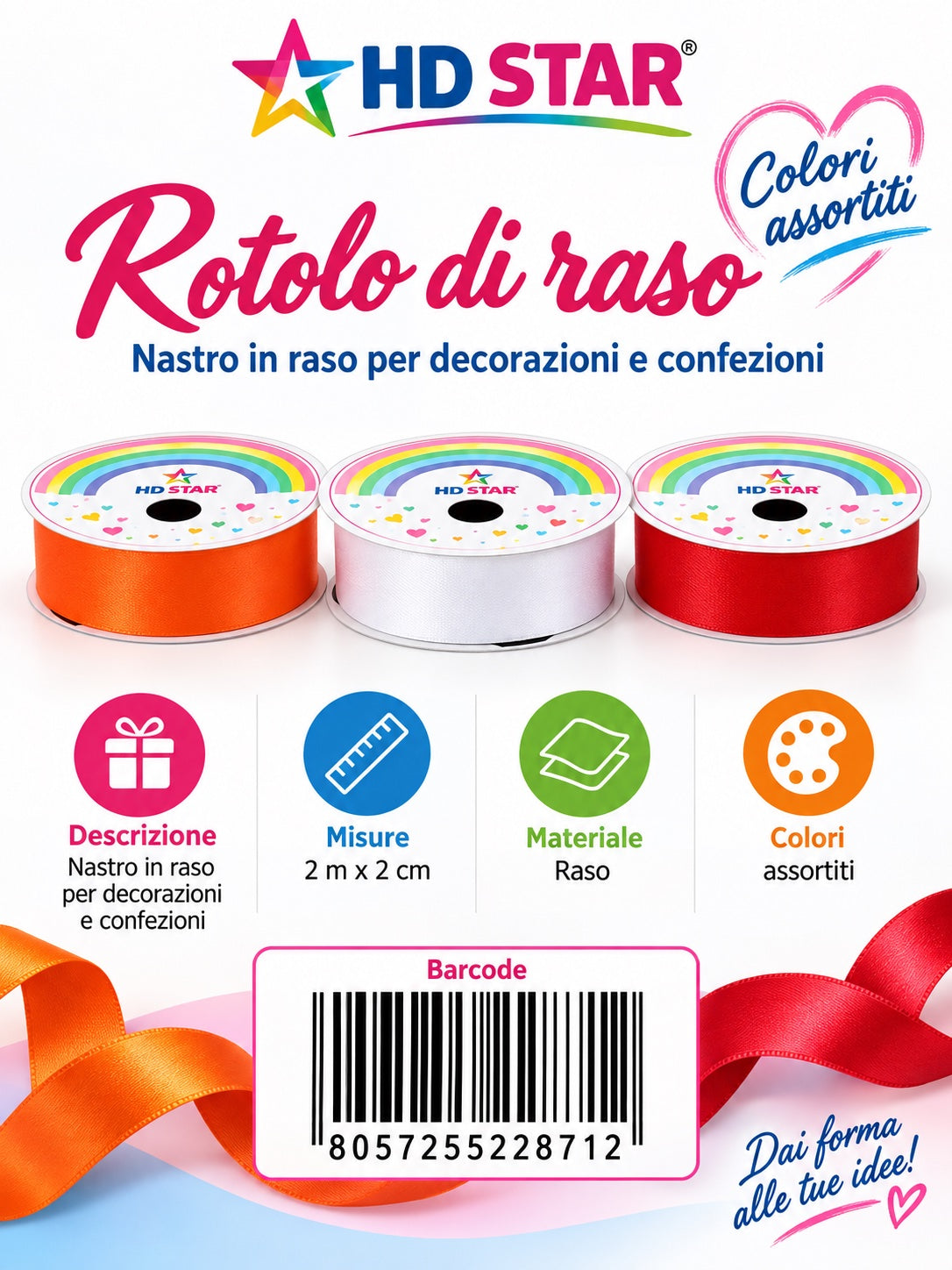 22871 Rotolo Di Filo Decorato 2.0X2M