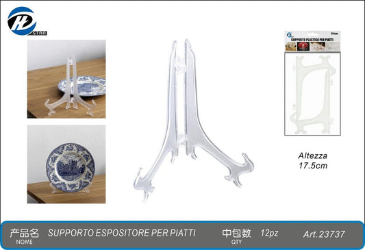 Supporto Plastica Per Piatti 17.5Cm 1/12 Ct 240
