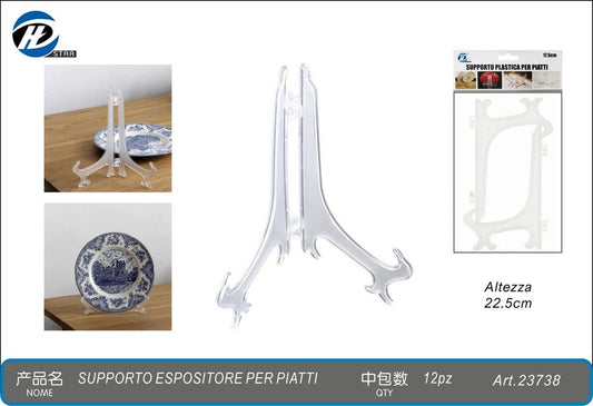 Supporto Plastica Per Piatti 21.5Cm 1/12 Ct 120