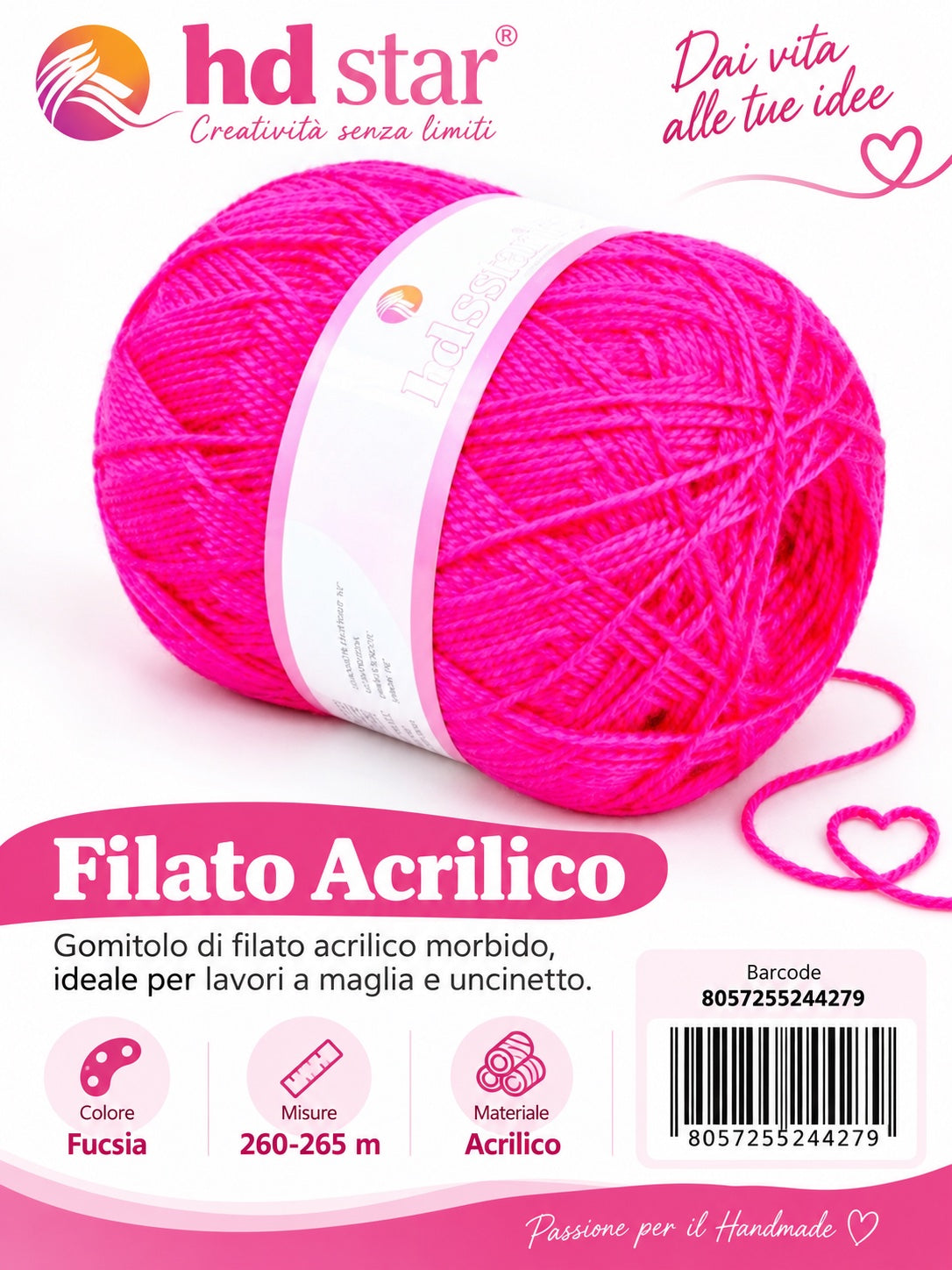 24427 Lana Acrilica 100G 1/6 Ct72 （559 )