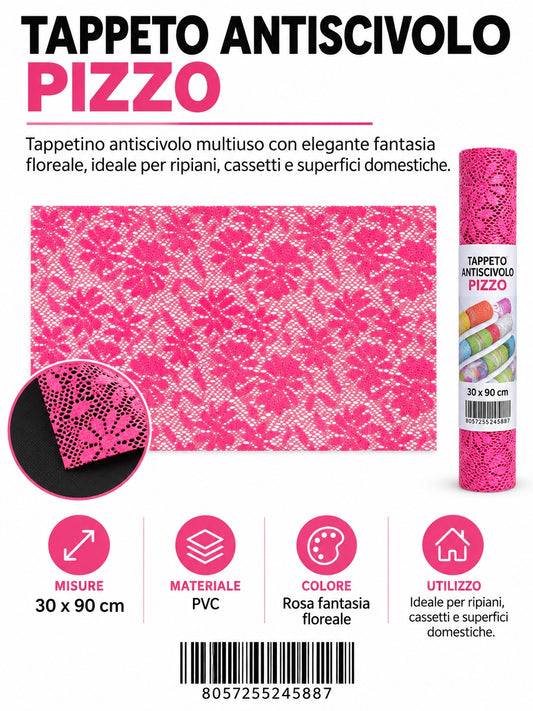 24588 Tappeto Antis.Pizzo 30X90Cm 1/12 Ct 72
