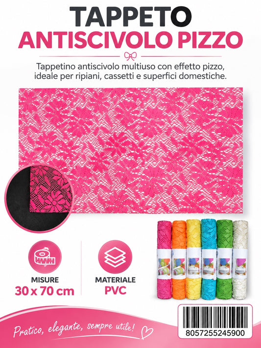 24590 Tappeto Antis.Pizzo 30X70Cm 1/12 Ct 72