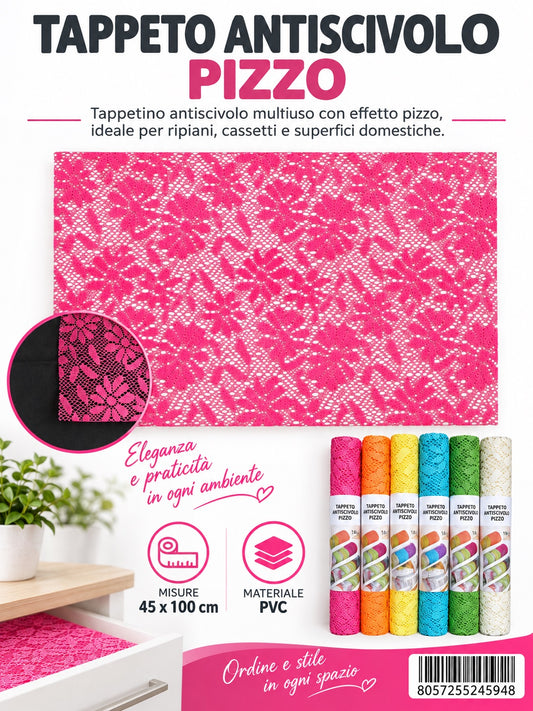 24594 Tappeto Antis.Pizzo 45X100Cm 1/12 Ct 48