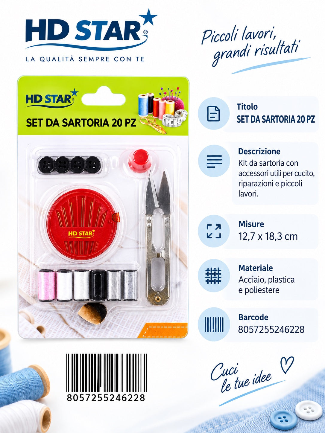 24622 Set Da Sartoria 20Pz 1/12