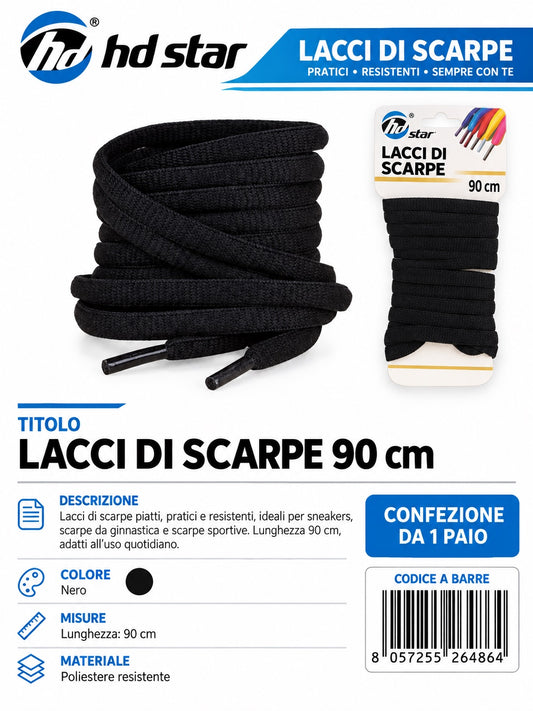 26486 Lacci Rotondi 90Cm 1/12