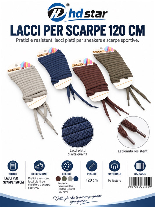 26494 Lacci Rotondi 120Cm 1/12