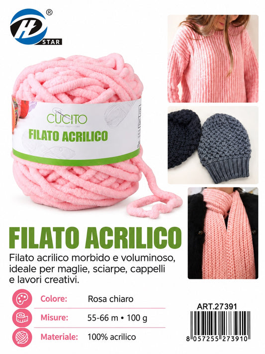 27391 Lana Acrilica 100G 1/6 Ct72 （ ）100
