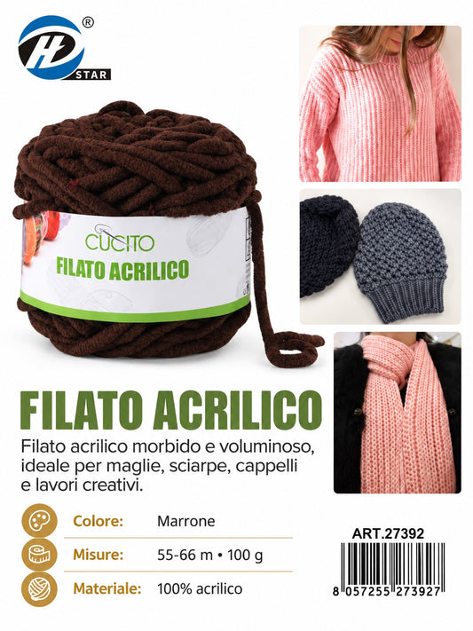 27392 Lana Acrilica 100G 1/6 Ct72 （ ）100