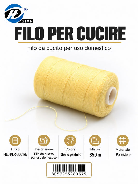 28357 Filo Per Cucire 850Cm 1/12 Ct 240