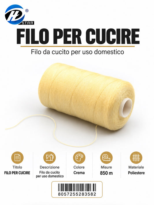 28358 Filo Per Cucire 850Cm 1/12 Ct 240