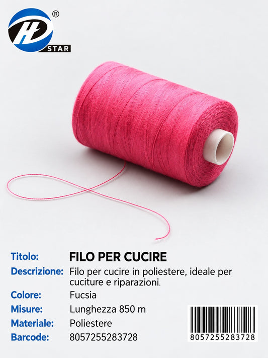 28372 Filo Per Cucire 850Cm 1/12 Ct 240