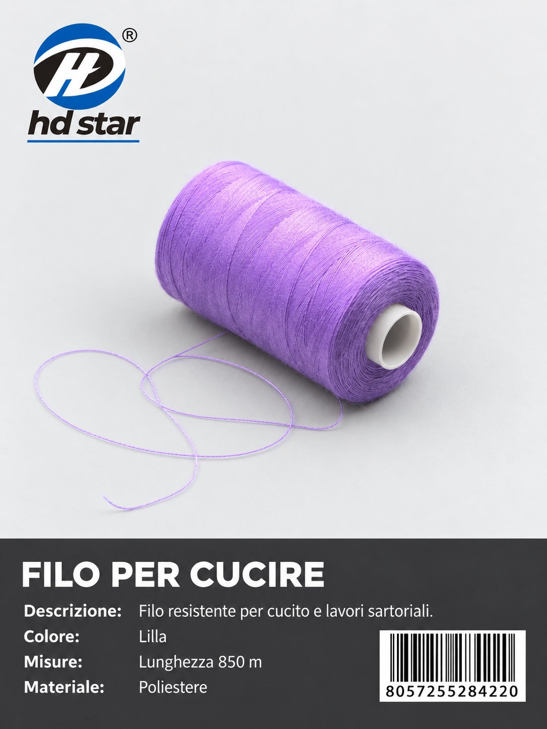 28422 Filo Per Cucire 850Cm 1/12 Ct 240