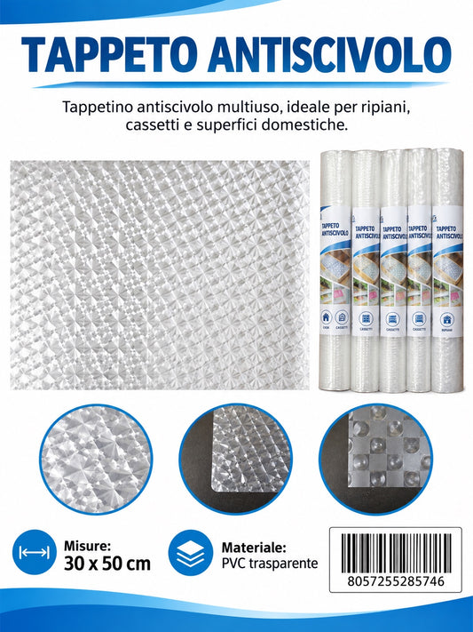 28574 Tappeto Antiscivolo Stp 3D 30*50Cm 1/6 Ct 120
