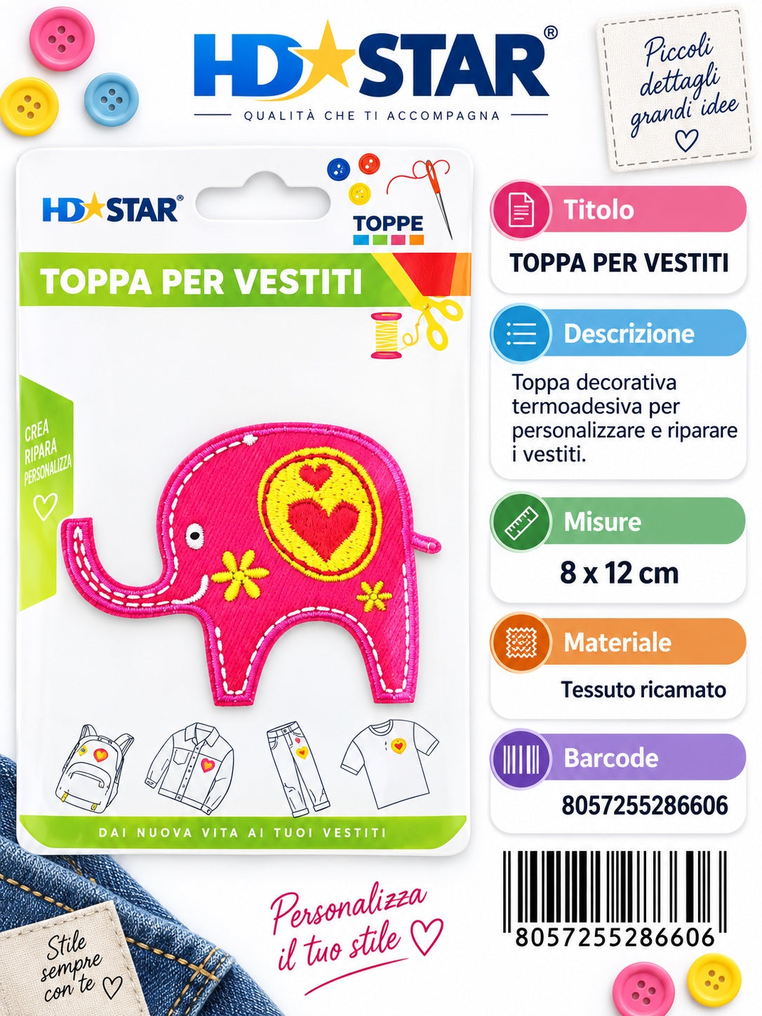 28660 Toppa Per Vestiti 1/24 Ct 960