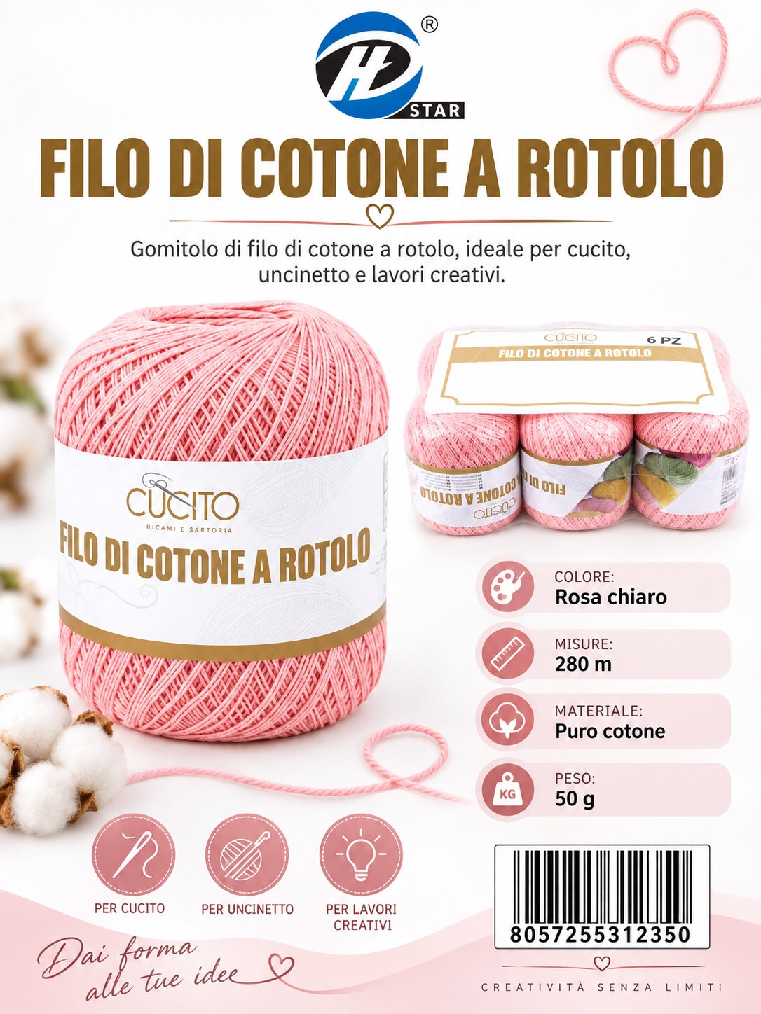 31235 Filo Cotone 50 280 12 017