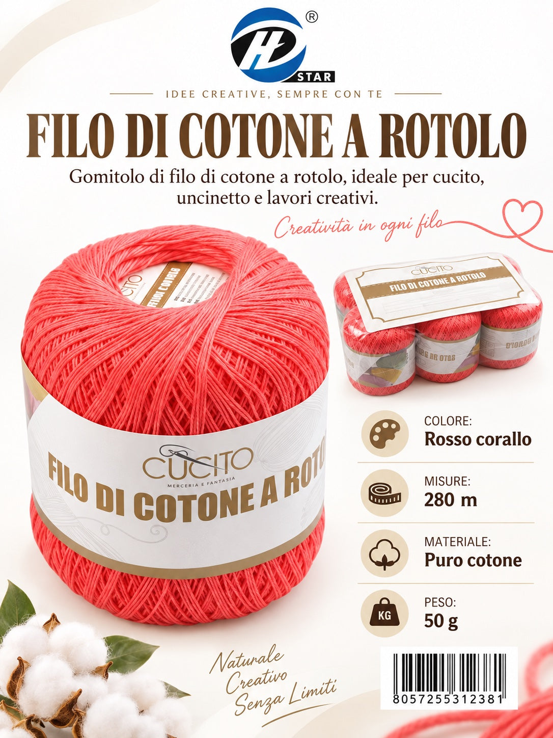 31238 Filo Cotone 50 280 12 020
