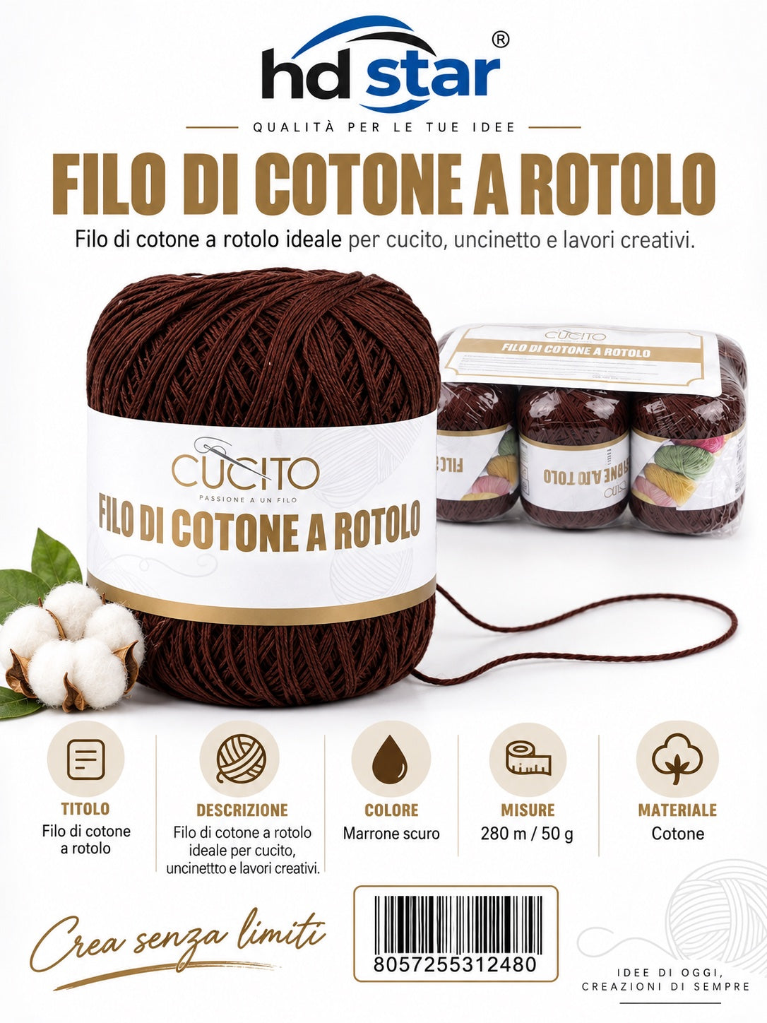 31248 Filo Cotone 50 280 12 030