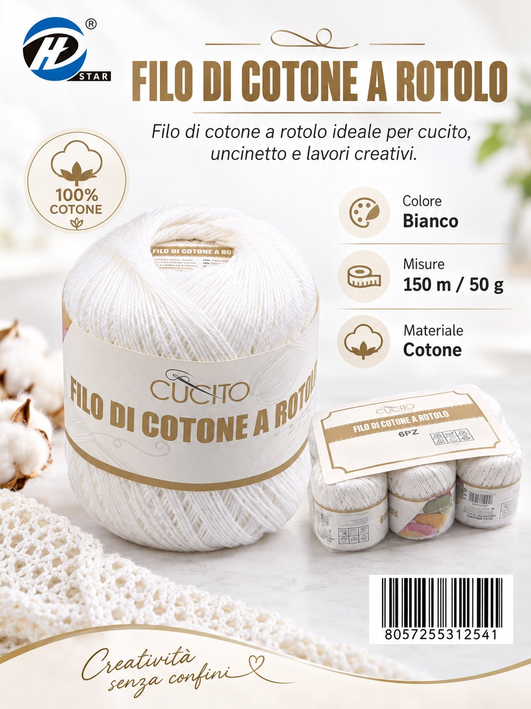 31254 Filo Cotone 50 150 6 001