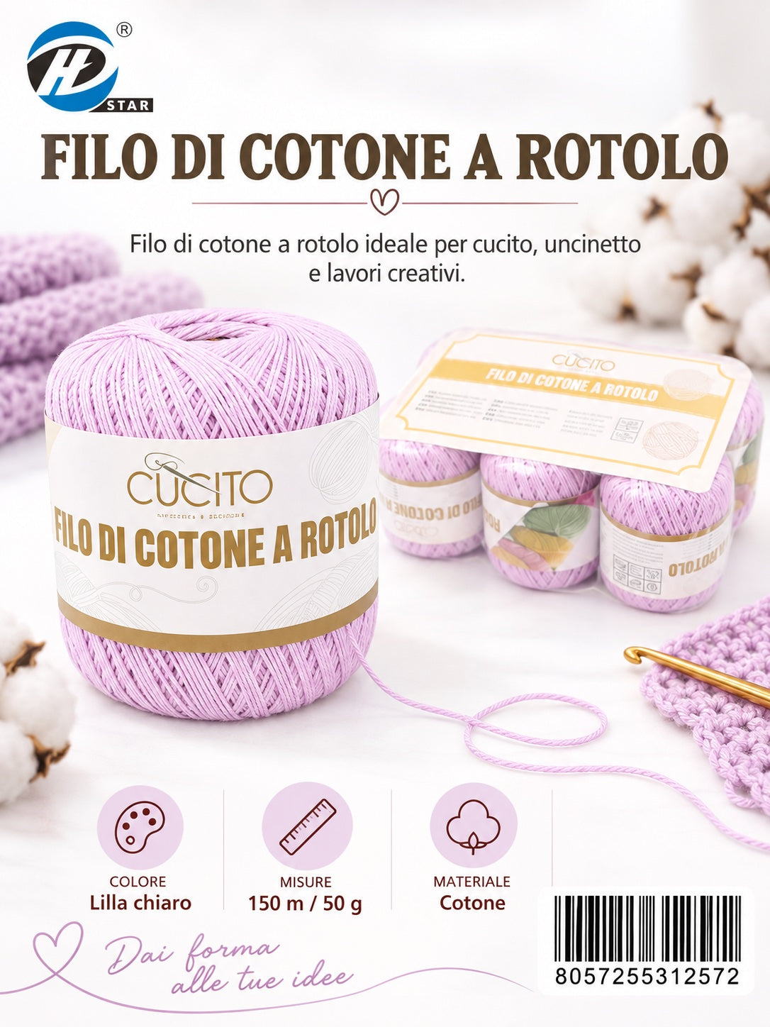31257 Filo Cotone 50 150 6 004