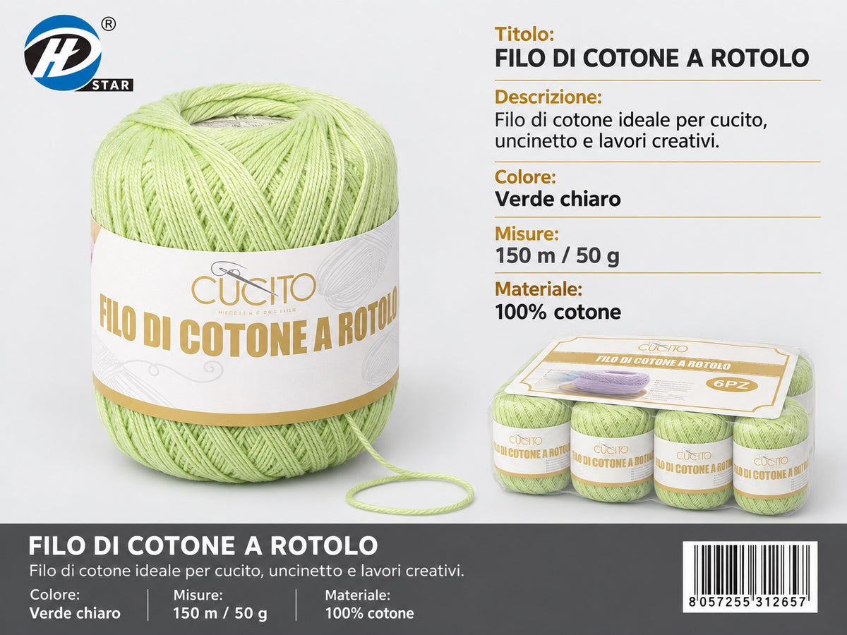 31265 Filo Cotone 50 150 6 012