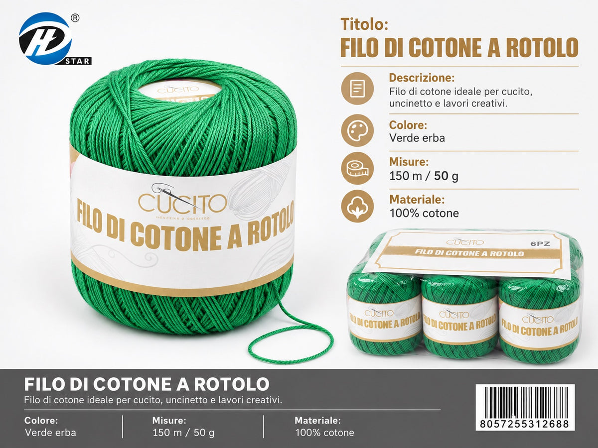 31268 Filo Cotone 50 150 6 015