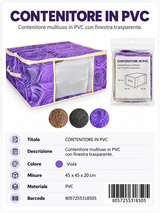 31850 C7 Box In Pvc Multi2 45*45*20Cm Ct 60