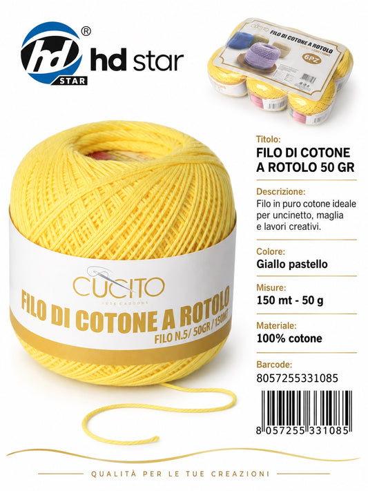 33108 Filo Ricamo 5#50G 445
